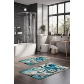 Lessentiel Maison Set prostirki za kupatilo CT-5365, 2 Komada, Plava