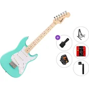 Fender Squier Mini Stratocaster MN Standard SET Sea Foam Green Električna kitara