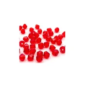 Kristalna perla romb 4 mm crvena-niska 40 cm