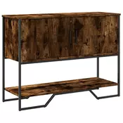 Konzolni stol boja hrasta 100 x 35 x 74,5 cm konstruirano drvo