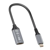 LINQ LinQ, Kompaktna zasnova video adapterja USB C na HDMI 4K z visoko ločljivostjo, Črna, (5000191883)