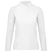 MAJICA DUGI RUKAVI POLO B&C ID.001 LSL/WOMEN 180G BIJELA S