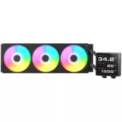 COUGAR Poseidon Vistek Pro ARGB 360 AiO Liquid Watercooling - Black - CGR-PSDVPRGB-B-360