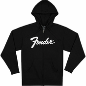 Fender Majica Transition Logo Zip Front Majica s kapuljačom Black M