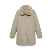 VERO MODA Prehoden plašč VMAUTUMN temno bež