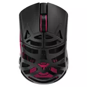Gaming miška brezžična WLMOUSE Beast Miao , črna-roza (GAMO-1360)