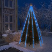 vidaXL Mrežasta svjetla za božicno drvce 400 LED plava 400 cm
