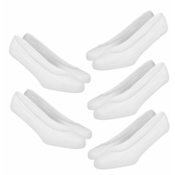 Nogavice (set 5 parov) URBAN CLASSICS - Invisible - TB1644 - bela