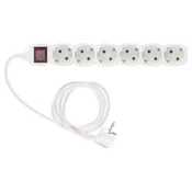 KABEL PRODUŽNI S PREKIDAČEM 6RUPA/3M ENTAC BIJELI BLISTER * DO ISTEKA ZALIHA