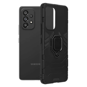 Infostyle Silikonski ovitek "ring" za Samsung Galaxy A53 5G - Črna