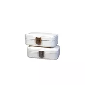 Sigma Set kutija za nakit MV58-08, 2 komada, 12x8 cm, Beli