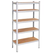 Springos Kovinski regal 180X90X30 CM HA5163