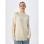 MixRay Pulover Pullover svetlo bež