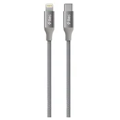 Ttec Kabel Type-C Lightning (1,50m) Supports 20W PD Space Grey AlumiCable