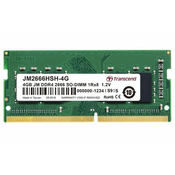 Transcend pomnilnik 4GB SODIMM DDR4 2666 1Rx8 512Mx8 CL19 1.2V