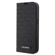 KARL LAGERFELD ovitek KLBKP13XSAKLHPK za iPhone 13 Pro Max knjiga črna - Saffiano Monogram