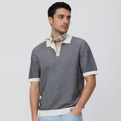 Reserved - Polo džemper s visokim sadržajem pamuka