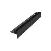 Mexen Line-B kutna letvica za staklo 120 cm desno, crna - 187004120R