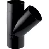 Geberit HDPE T-kos 90x63/45 kotni, črne barve (HDPE odvodnjavanje)