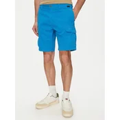 Napapijri Kratke hlače iz tkanine N-Deline NP0A4HOT Modra Regular Fit