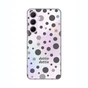 Maska za mobilni telefon Samsung Galaxy A35 5G DOTTIE DOTTIE GRAY PRINT SKIN