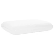 Vidaxl Vzglavnik za spanje Bela 74 x 39 x 13 cm Spominska pena