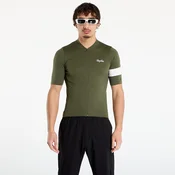 Dres Rapha Mens Core Jersey Dark Green/ White L