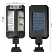 KJB Solarna stenska LED luč s senzorjem gibanja, izvedba 54 LED, 2 kosa