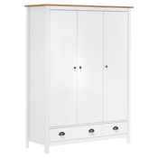 Garderobna omara s 3 vrati Hill Range 127x50x170 cm borovina