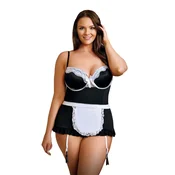 Plus size kostum Čutna služkinja, XXXL-XXXXL