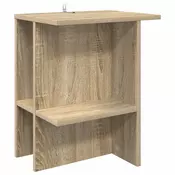 vidaXL Klubska miza Sonoma hrast 40 x 30 x 49 cm Inženirski les