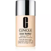Clinique Even Better korektivni tekoči puder SPF 15 odtenek CN 08 Linen 30 ml