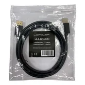 LC power lc-c-dp-2.1-2m displayport (m) na display port (m) 2m black ( 25744 )