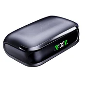 INF Športne brezžične slušalke z ušesnim trakom, 480mAh, hitro polnjenje Black, (5000323501)