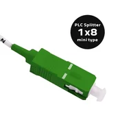 Qoltec razdelilnik 1x8 | SC/APC - SC/APC | G.657A | enomodni | 0,9 mm