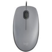 LOGITECH M110 Silent - MID GRAY - USB - N/A - EMEA-808 - AKOYA HANGTAB BOX M110S