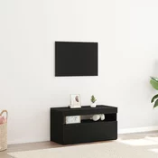 TV ormar Crni hrast 75 x 35 x 40 cm Konstruirano drvo