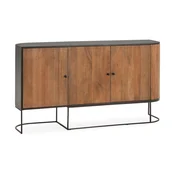 Komoda iz masivnega manga v naravni barvi 165x90x40 cm Curve – MOME