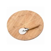 KESPER KSP58462 Daska za pizzu bambus 32 cm sa tockicem za secenje