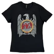 Slayer Silver Eagle Black M Ženske Majica