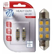 M-Tech 2x C5W C10W 36mm LED OSRAM 24V 6xSMD bela žarnica