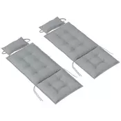 Homestar Set blazin za ležalnik 50x116x5 cm svetlo siva