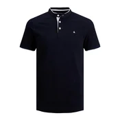 JACK & JONES Majica JJEPaulos mornarska/bela