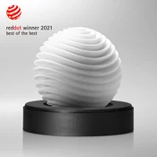 Tenga Geo Aqua – Silikonski masturbator sa plasticnim postoljem