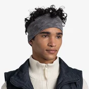 Buff MERINO WIDE HEADBAND, trak, siva 129735