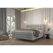 Premium Living Postelja Boxspring Scarlett, Bež, 160x200