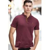 T8560 DEWBERRY T-SHIRT-DARK PURPLE