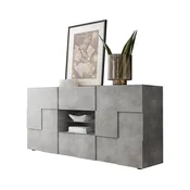 Komoda SERIAN siva beton