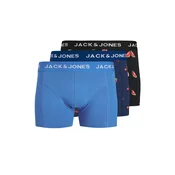 JACK & JONES Boksarice JACTHOR modra / mornarska / črna / bela
