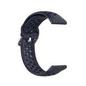 Univerzalen silikonski pas Techsuit W004 20mm za pametne ure - temno moder
